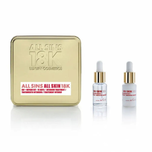 All Sins 18k All Skin Efg Oxygen 15 Days Intensive Treatment Coffret 2 Produits - Batty Beauty