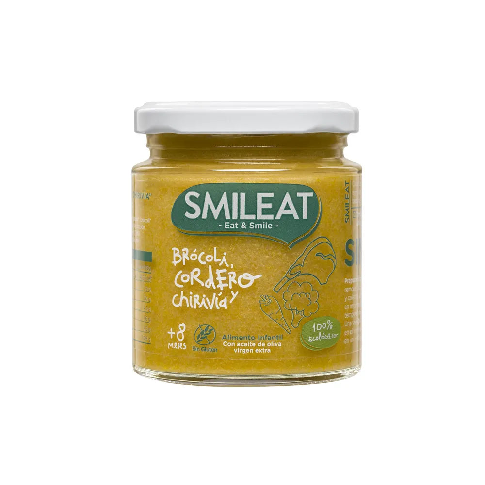 Smileat Potito Bio Brocoli Cordero y Chirivia