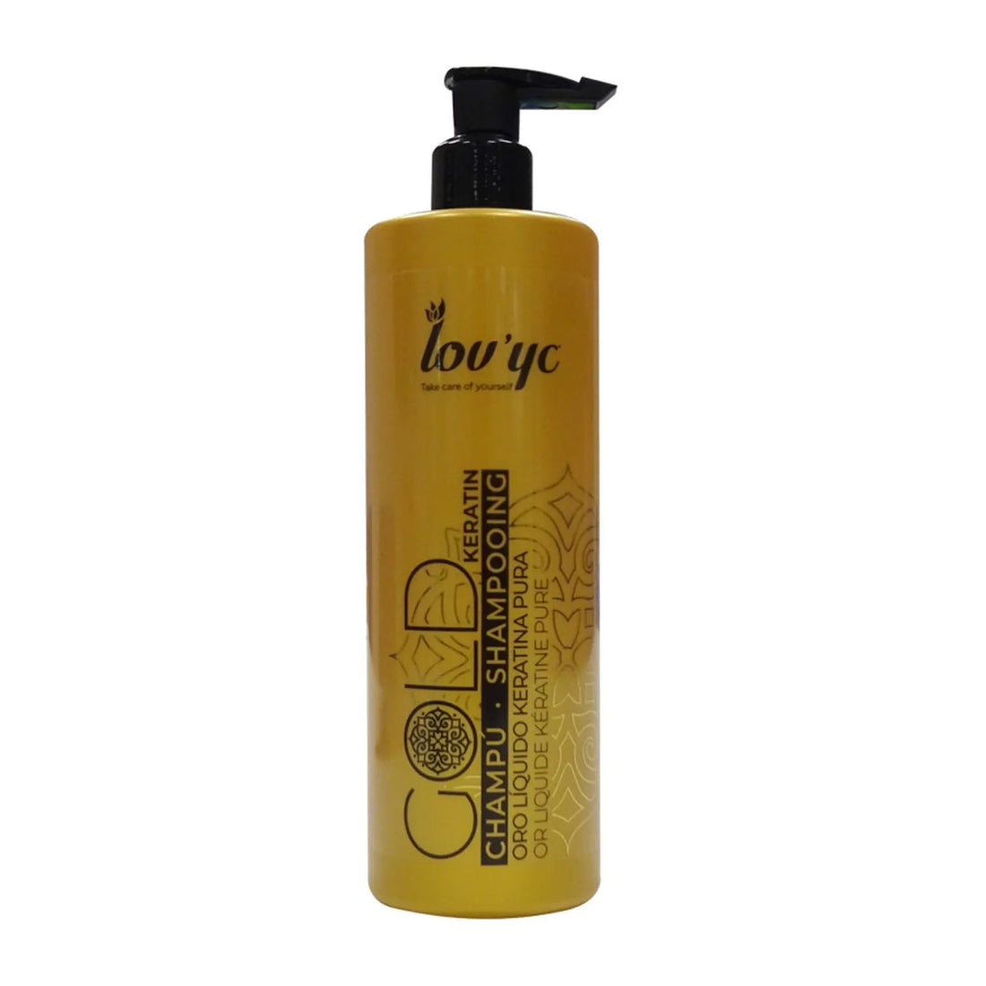 Elie Saab Lovyc Gold Keratin Champu Cabello Seco
