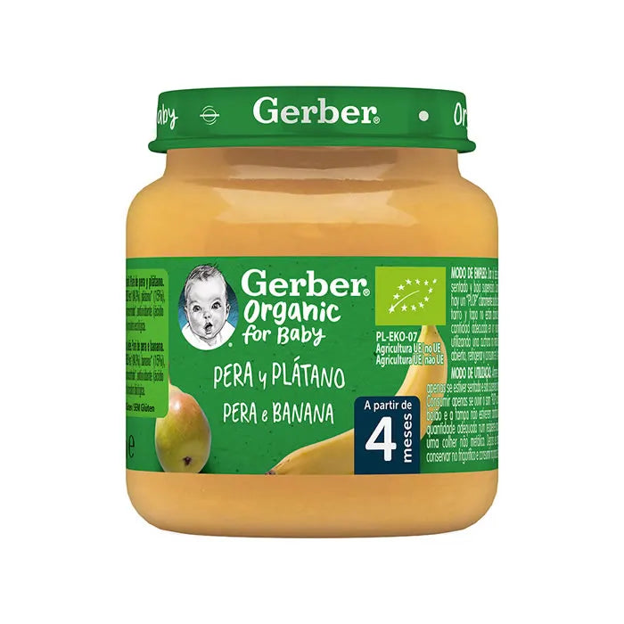 Gerber Organic Pear & Banana Jar