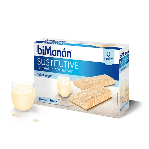 Bimanán Bimanan Sustitutive Barres Au Yaourt 8 Unités