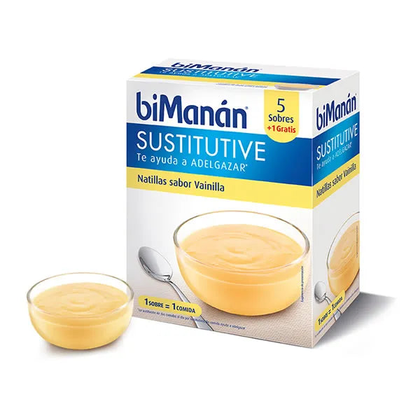 Bimanán Bimanan Sustitutive Crèmes à la Vanille 5 Unités