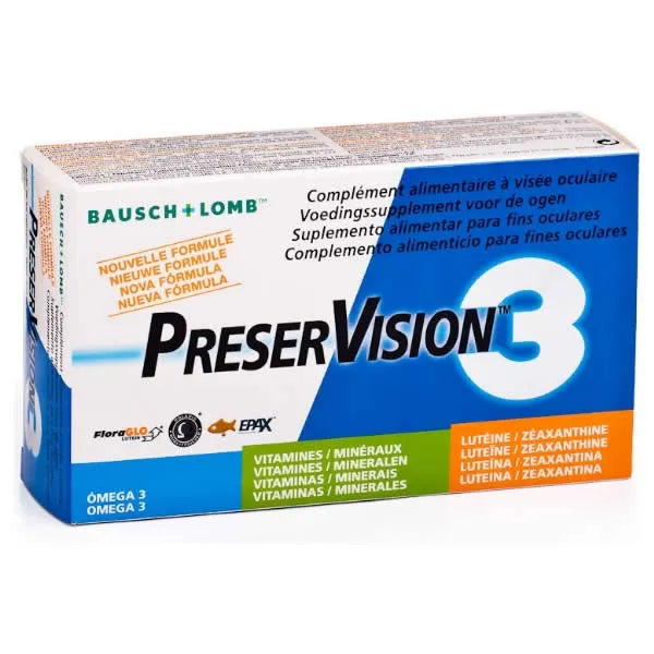 Bausch+Lomb Preservision 3 60 Capsules