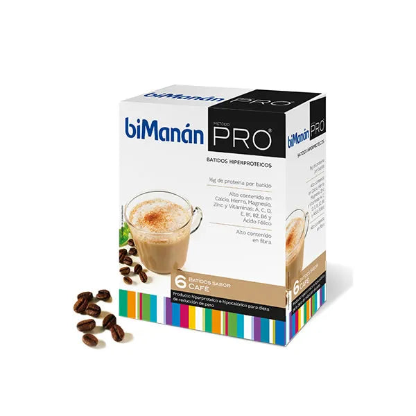 Bimanán Bimanan Pro Milk-Shake Au Café 6 Sachets