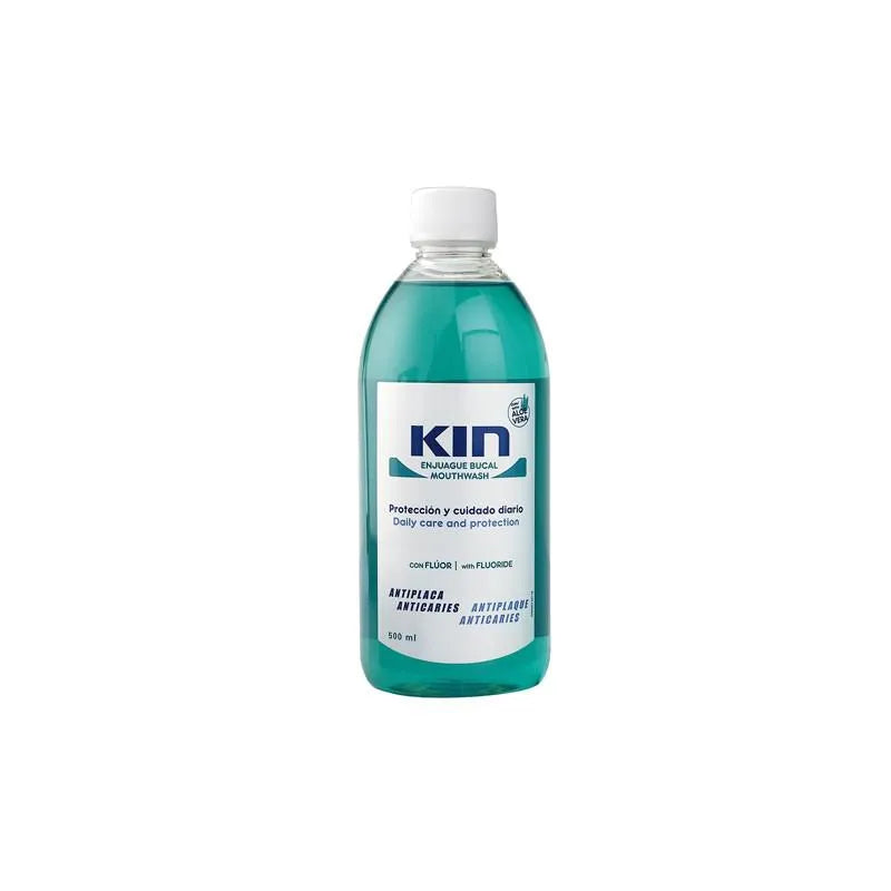 Kin Enjuague Bucal Anticaries Con Aloe Vera