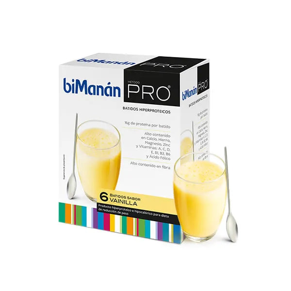 Bimanán Bimanan Pro Milk-shake à la Vanille 6 Sachets