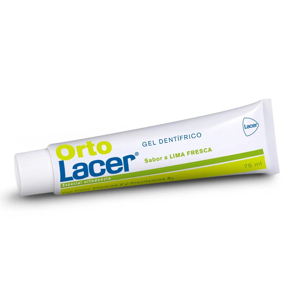 Lacer Ortolacer Gel Dentaire Arôme Citron Vert