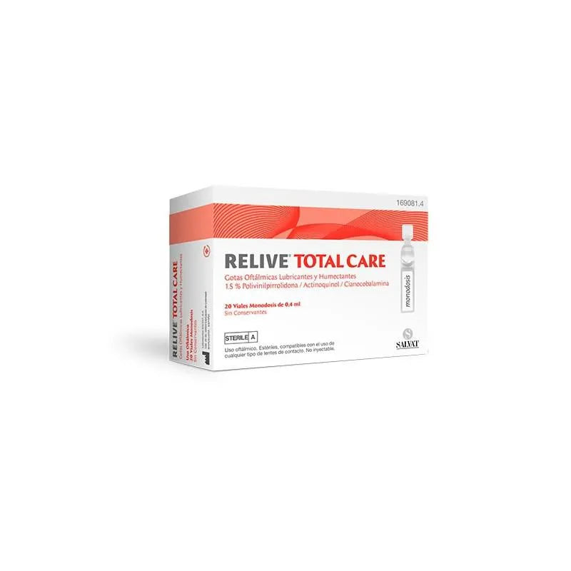 Relec Relive Revivez Les Gouttes Oculaires Total Care 20 Seule Dose