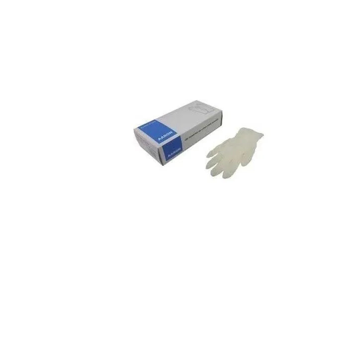 Aaron Latex Aaron Gloves Size Gde 100 pcs