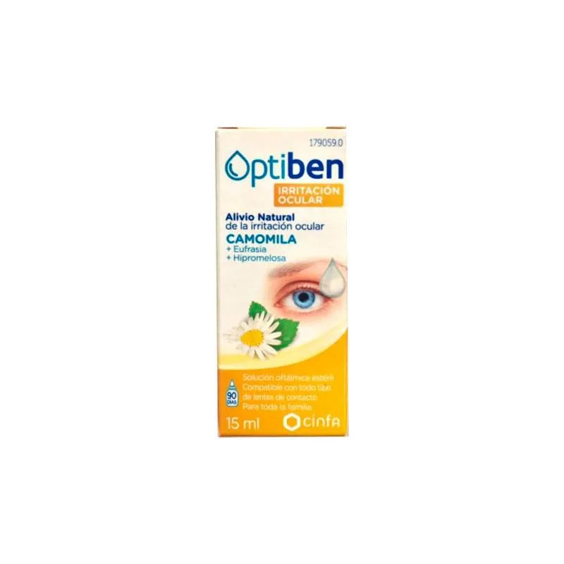 Optiben Yeux Irrités Bouteille Stérile Pour Sécheresse Oculaire
