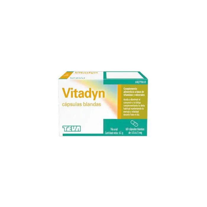 Teva Pharma Teva Vitactiv 60 Capsules molles