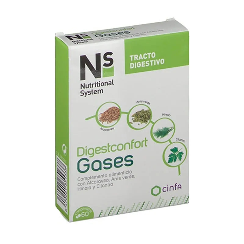 Ns ConfortDigestif Anti-Gaz 60 Comprimés