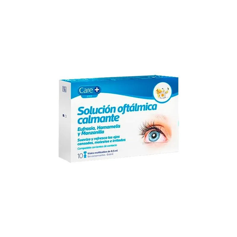 Care+ Solución Oftalmológica Calmante 10 Viales De