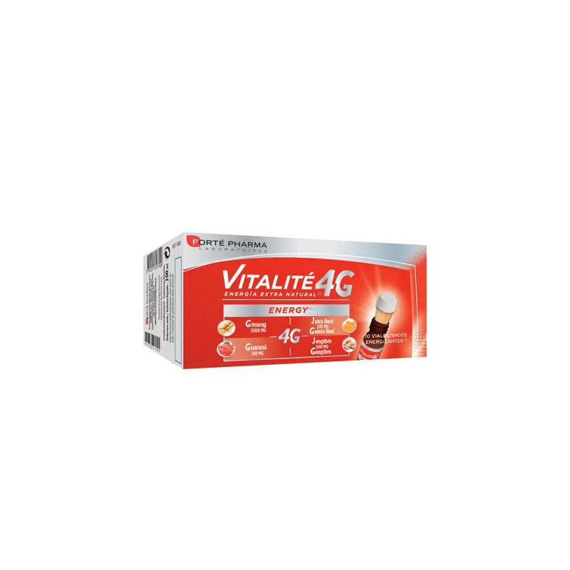 Forté Pharma Vitalité Energy 10 Flacons - Shot 10 Fioles