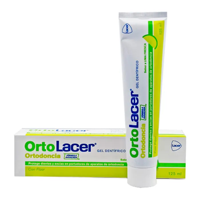 Lacer Gel dentifrice Ortolacer arôme citron vert frais