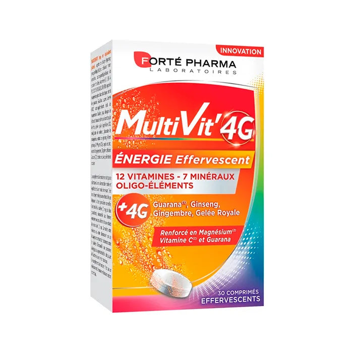 Forté Pharma Multivit Energy 30 Comprimés Effervescents