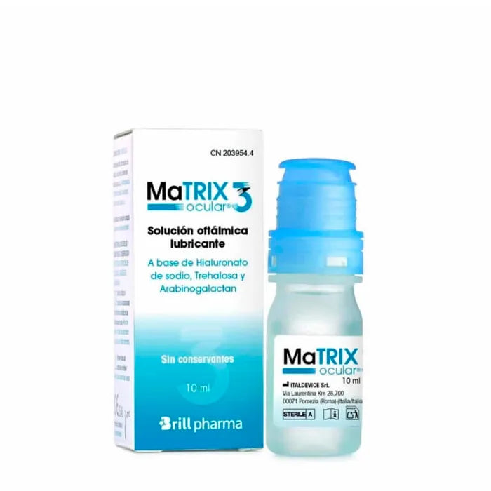 Matrix Ocular 3 Gouttes Ophtalmiques