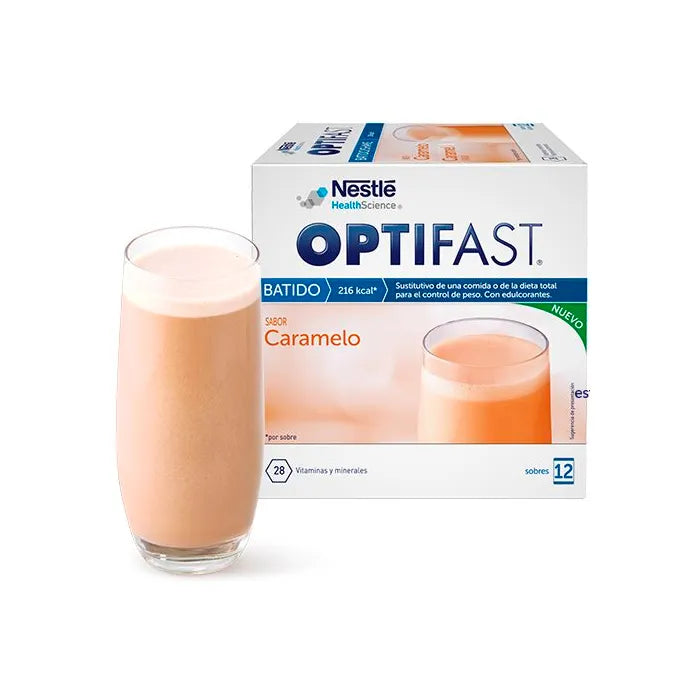 Optifast Milkshake Goût Caramel 12 Sobres