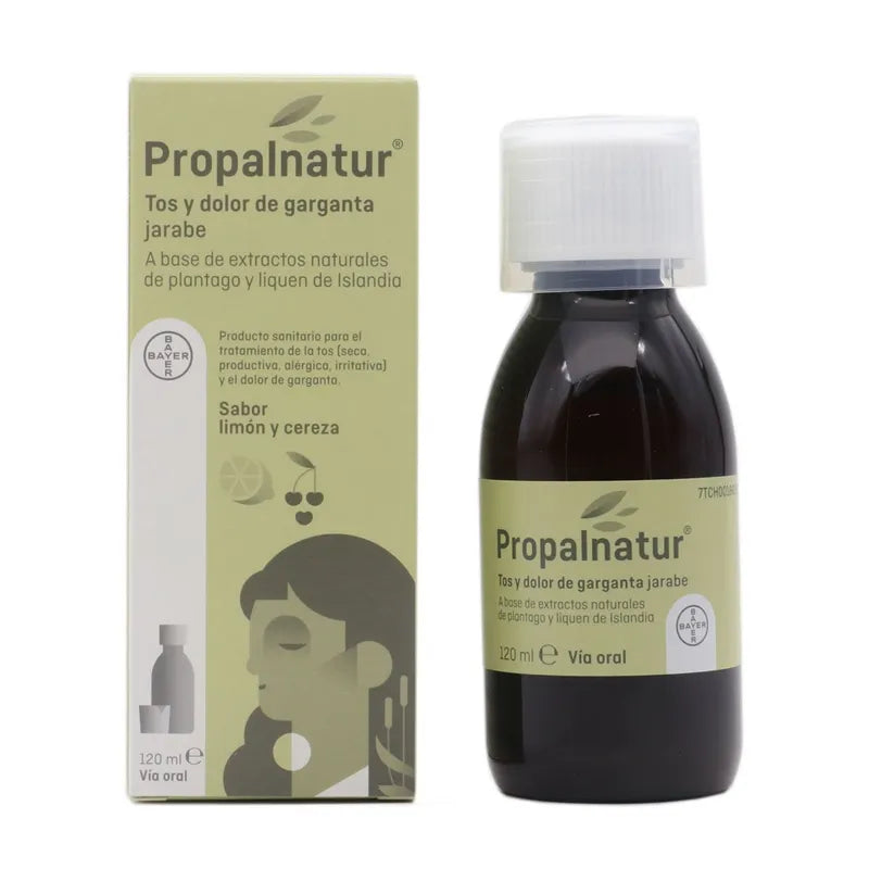 Bayer Propalnatur Sirop Toux Et Mal De Gorge Saveur Citron Et Cerise