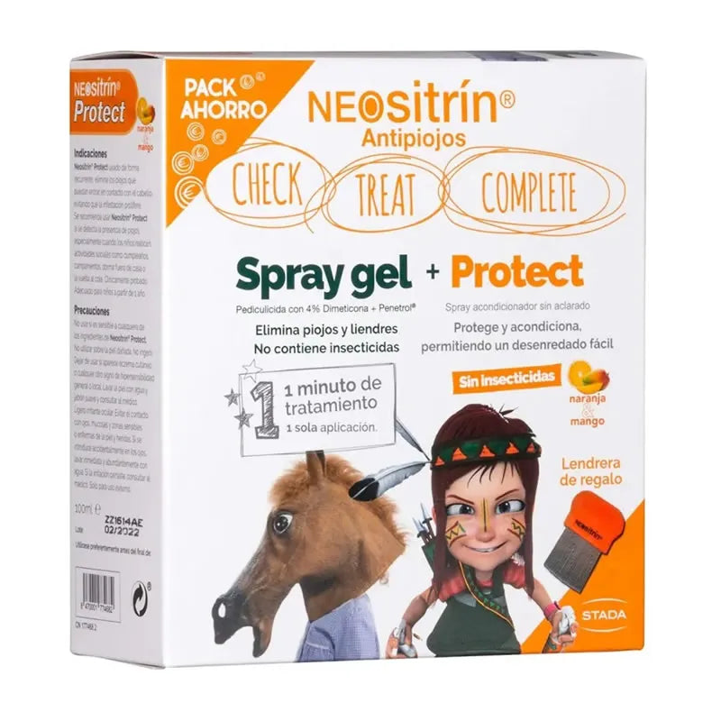 Neositrin Pack Gel Traitement + Protect Après-Shampooing