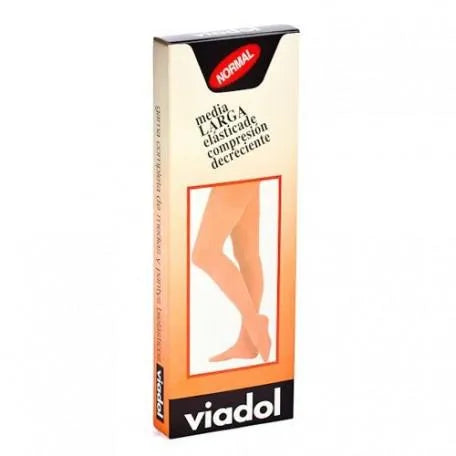 Viadol Media Viadol Larga De Compresión Normal Beige T5 Prim