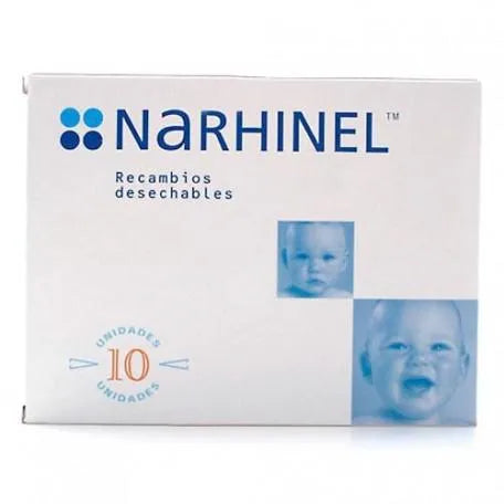 Narhinel Novartis Narhinel Disposable Spare Parts For Nasal Aspirator 10 Units