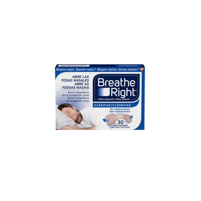 Breathe Right Bandes Nasales Grande Taille 30 Unités