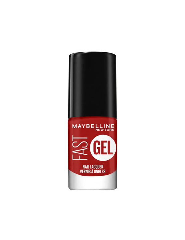 Maybelline Fast Gel Nail Lacquer 12-Rebel Red - Batty Beauty
