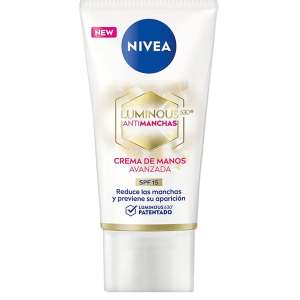 Nivea Luminous 630 Antimanchas Hand Cream Spf15 50ml - NIVEA