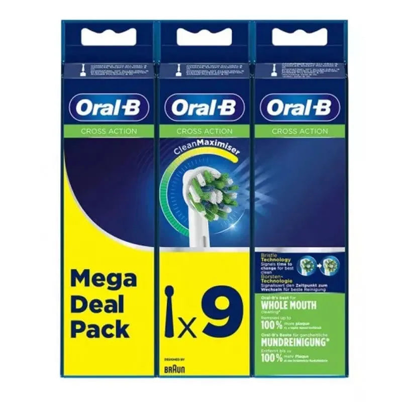 Oral-B Pro Cross Action 9 Unités
