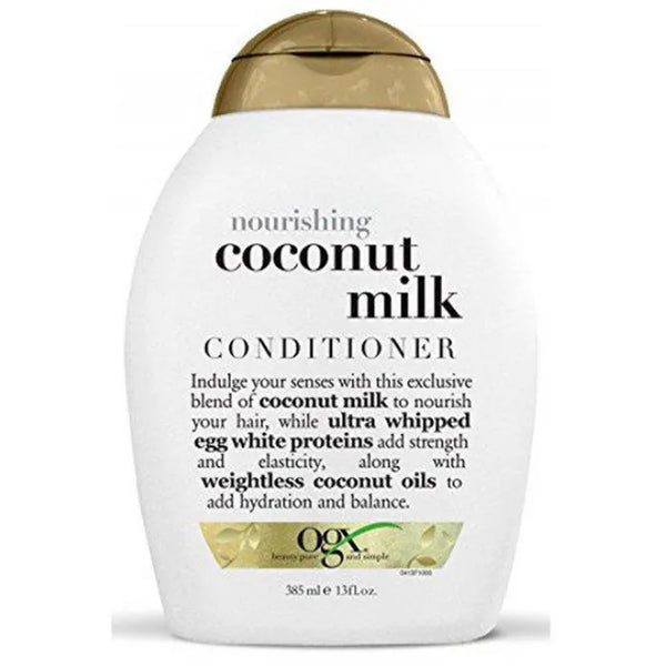 Ogx Coconut Milk Aprés Shampoing 385ml - Batty Beauty