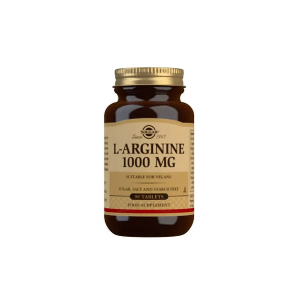 Solgar L-Arginine 1000 mg Tablets - Pack of 90 - Batty Beauty