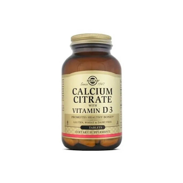 Solgar Citrate de Calcium avec Vitamine D3 240 Comprimés - Batty Beauty