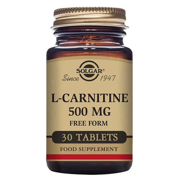 Solgar L-Carnitina 500mg 30 Comprimés - Batty Beauty