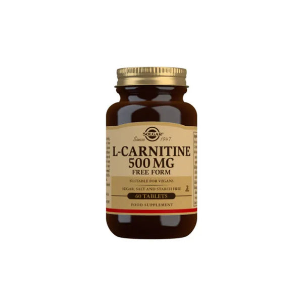 Solgar L-Carnitine 500 mg Tablets - Pack of 60 - Batty Beauty