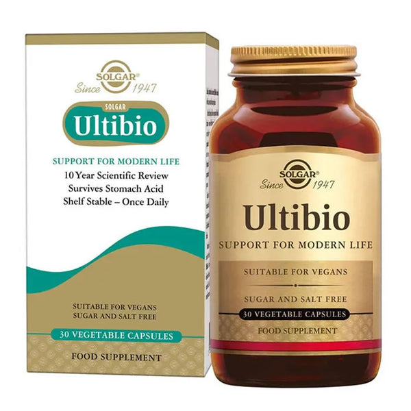 Solgar Ultibio 20000 Millions de Microorganismes 30 Capsules - Batty Beauty