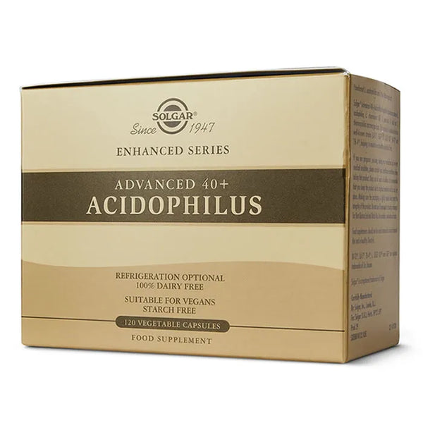 Solgar Advanced 40+ Acidophilus 120 Gélules - Batty Beauty
