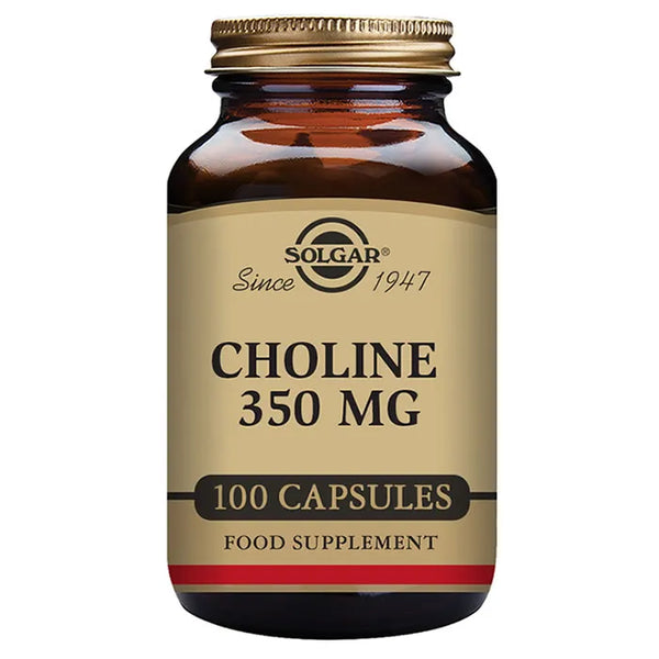 Solgar Choline 350mg 100 Gélules - Batty Beauty