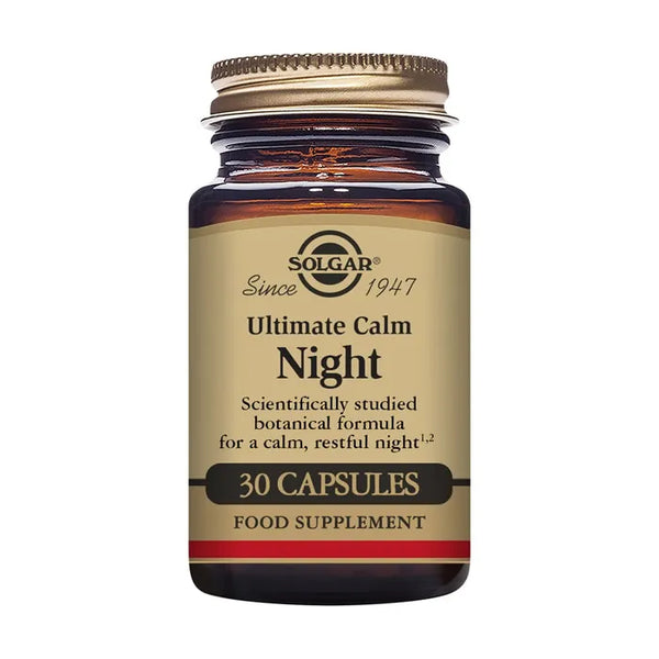 Solgar Ultimate Calm Night 30 Capsules - Batty Beauty