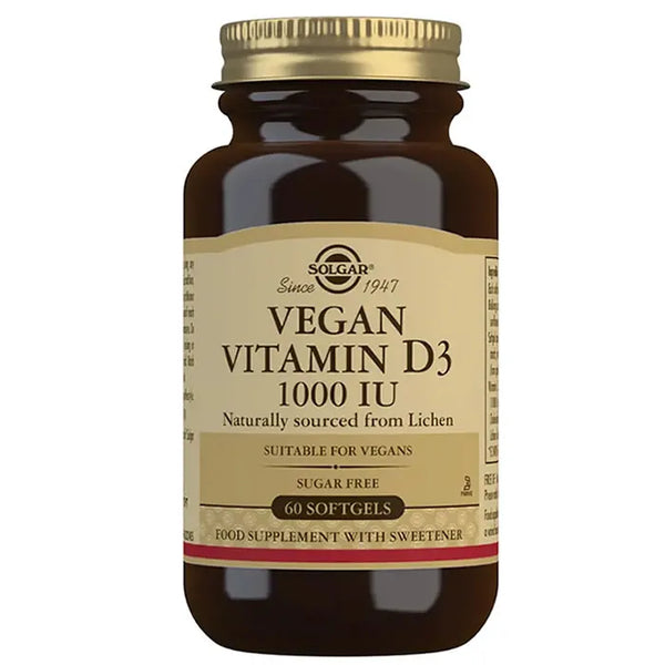 Solgar Vitamina D3 1000UI 60 Softgels - Batty Beauty