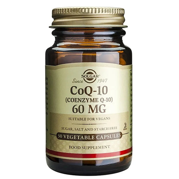 Solgar Coenzyme Q-10 60mg 30 Gélules - Batty Beauty