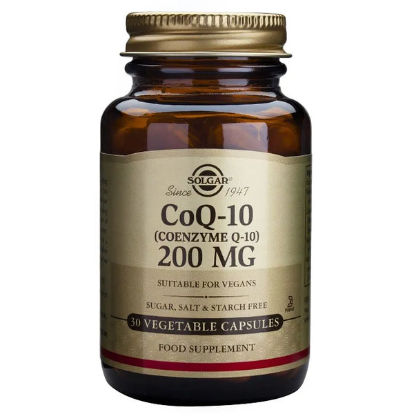 Solgar Coenzyme Q-10 200mg 30 Gélules - Batty Beauty