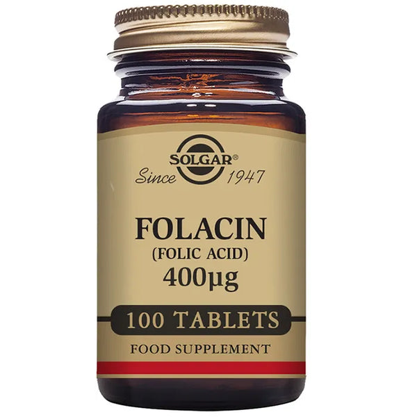 Solgar Folacin 400mg 100 Comprimés - Batty Beauty