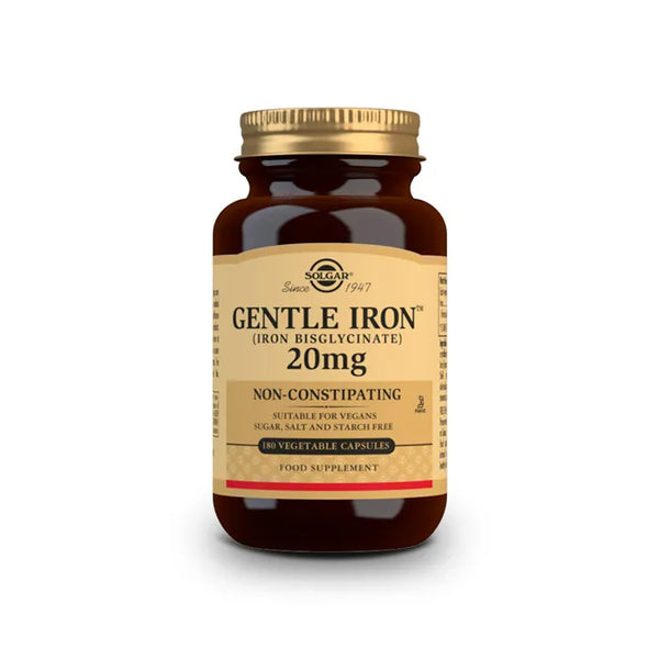 Solgar Hierro Gentle 20mg 180 Gélules - Batty Beauty
