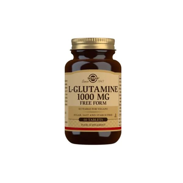 Solgar L-Glutamine 1000 mg Tablets -Pack of 60 - Batty Beauty
