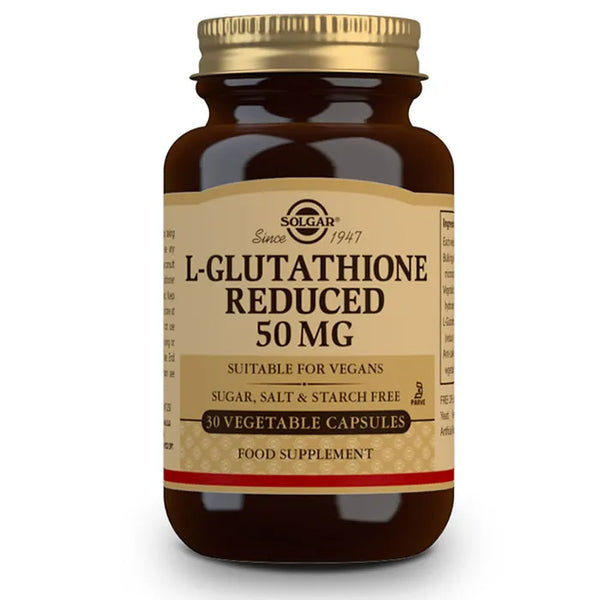 Solgar L-Glutathione 50mg 30 Gélules - Batty Beauty