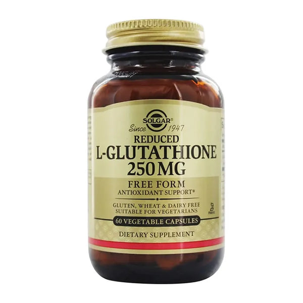 Solgar L-Glutation 250mg 60 Capsules - Batty Beauty