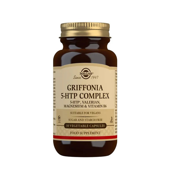 Solgar Griffonia 5HTP 30 Gélules Végétales - Batty Beauty