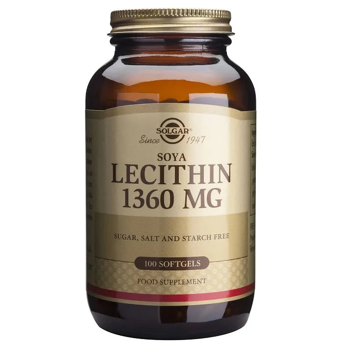 Solgar Lécithine de Solgar 1360mg 100 Gélules Molles