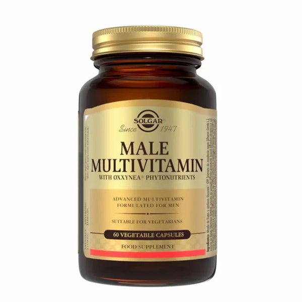 Solgar Male Multivitamin 60 Vegetable Capsules - Batty Beauty